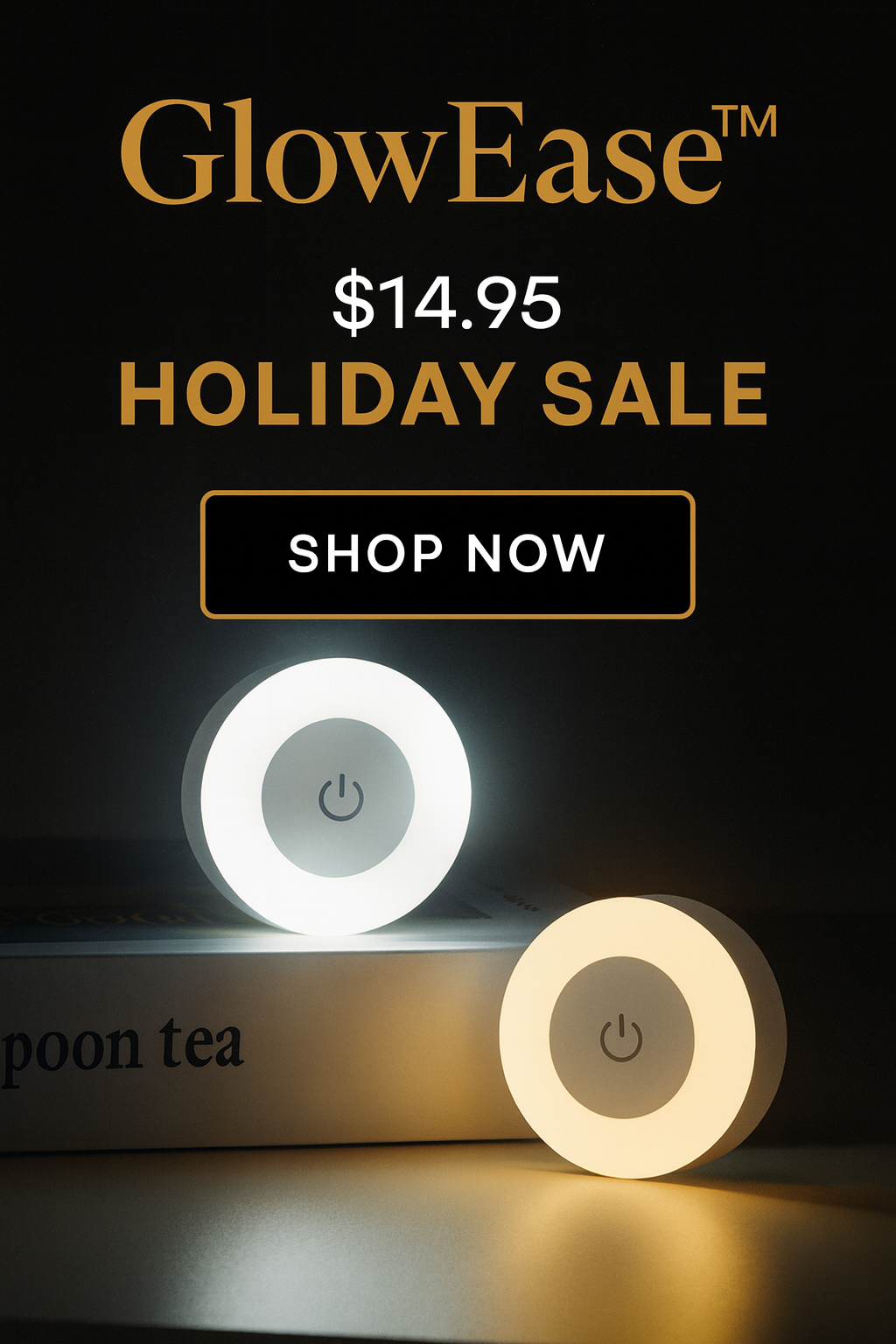 GlowEase™ – Touch-Activated LED Night Light